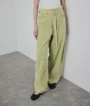 [ 미사용 ] ADAM ET ROPE' 가먼트 다이 코듀로이 팬츠