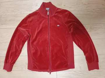 LACOSTE 레드 집업 자켓