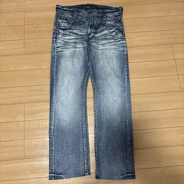 스트레이트 데님 데님 블루