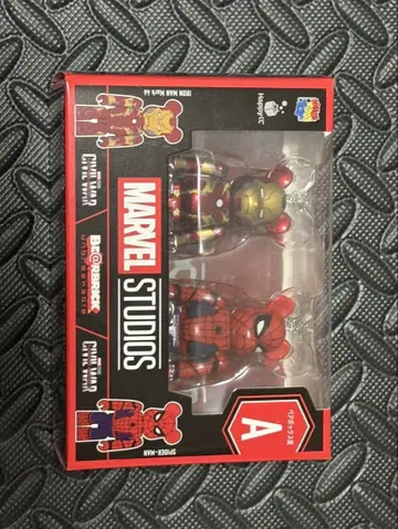 MARVEL 베어브릭 스파이더맨 & 아이언맨 2체 세트