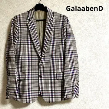 [ GalaabenD ] 갈라아벤트 테일러드 자켓 타탄 체크