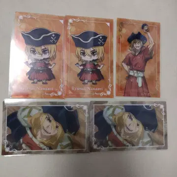 Dr.STONE GIGO 뜨개질 인형 클리어 카드 류수이
