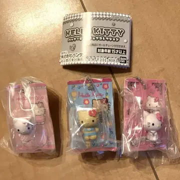 헬로키티 패키지 미니어처 컬렉션 캡슐 토이 3종 세트