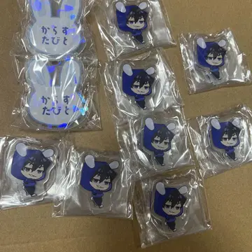 블루 록 오나마에 아크릴 배지 casual bunny 우토비 토비토