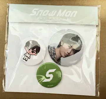 Snow Man 1st POP-UP SEOUL 아베 료헤이 캔뱃지 세트