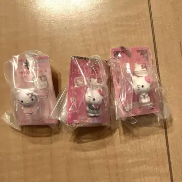 헬로키티 패키지 미니어처 컬렉션 캡슐 토이 3종 세트
