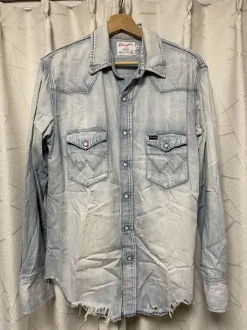 Wrangler AZUL by moussy 데님 셔츠 M 콜라보 한정판