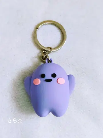 오사카 간사이 박람회 독일 파빌리온 서큘러 키링 보라색