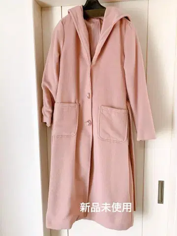 릴리 브라운 코트 아우터 롱 코트 롱 더스티 핑크