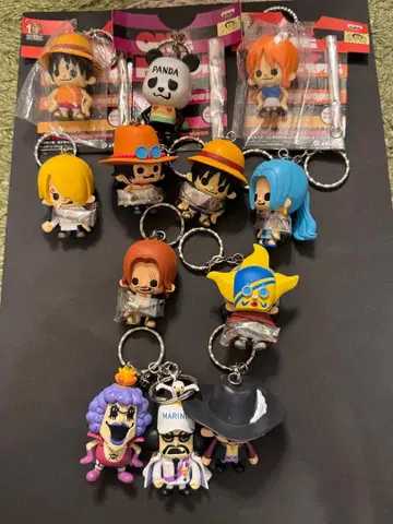 빵손 웍스 원피스 키링 스트랩 12종