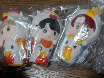 [ 미개봉 새상품 ] 미세스 그린애플 로손 콜라보 봉제 인형 키체인