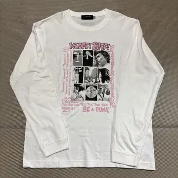 GOOD ROCK SPEED 화이트 긴팔T셔츠 PUNK 디자인