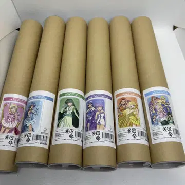 머메이드 멜로디 피치피치 피치 A3 매트 가공 포스터 6종 세트