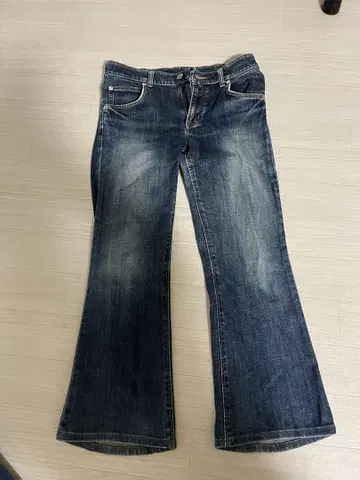 다크 블루 부츠컷 데님
