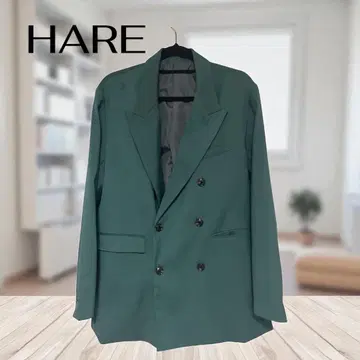 새상품급 HARE 시크릿 암 슬릿 자켓 (M) GREEN