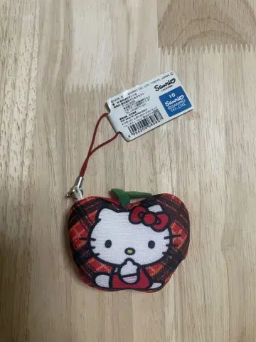 산리오 헬로키티 사과 스트랩