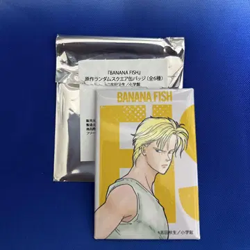 쿄마후 BANANAFISH 스퀘어 캔뱃지 E 아쉬
