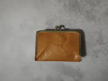 가마구치 3단 폴더형 가죽 지갑 (푸에블로 가죽)