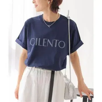 relume 새상품 클리어 코튼 로고 프린트 TEE