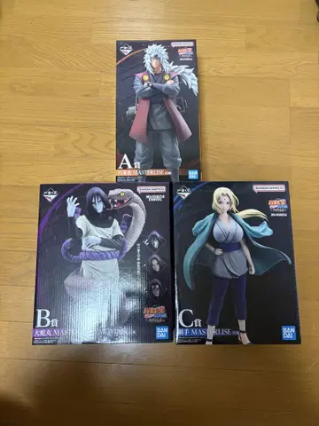 NARUTO 피규어 세트 지라이야 오로치마루 츠나데