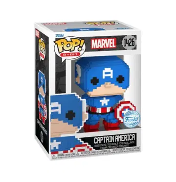 Captain America 8-Bit 피규어 어벤져스 마블