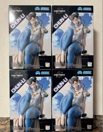 스트리트 파이터 6 쵸코노세 프리미엄 피규어 춘리 4개 세트