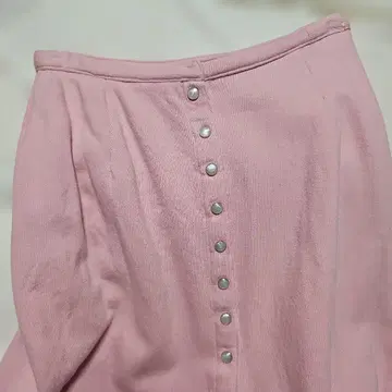 핑크하우스 PINK HOUSE 면 100% 맨투맨 소재 롱 스커트