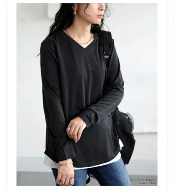 새상품 안티카! V넥 롱 T셔츠 L~XXL 상당