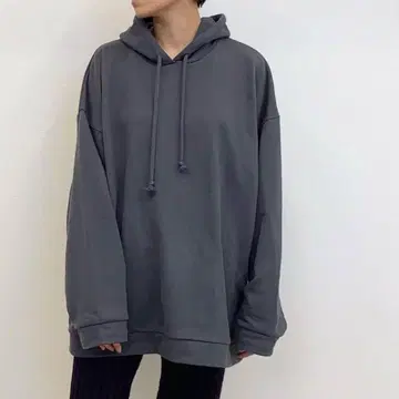 BASERANGE 그레이 후드티