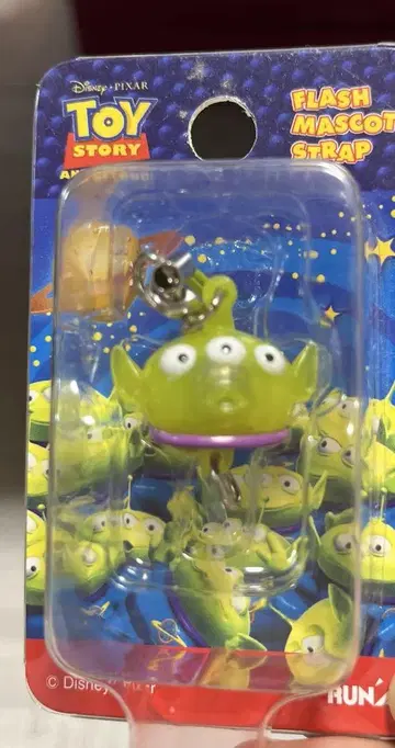 레어 TOYSTORY flash mascot strap 리틀 그린멘