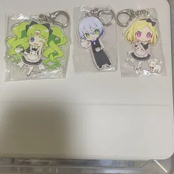 프리파라 카페 시쿄인 히비키 파루루 미도리카제 후와리 아크릴 키링