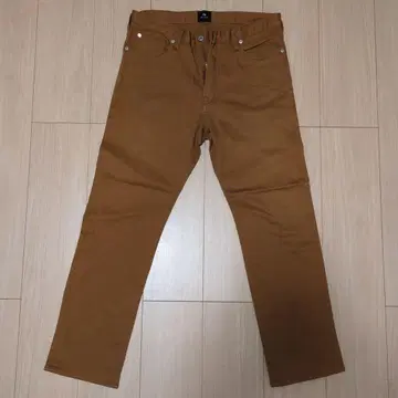 PS Paul Smith 컬러 데님 팬츠 브라운 카멜 브라운