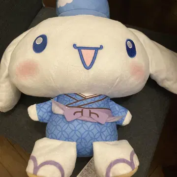 파란 기모노 봉제 인형