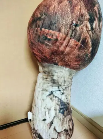 새상품 송이버섯 봉제 인형 65cm