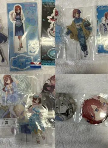 5등분의 신부 나카노 미쿠 캔뱃지 묶음 판매