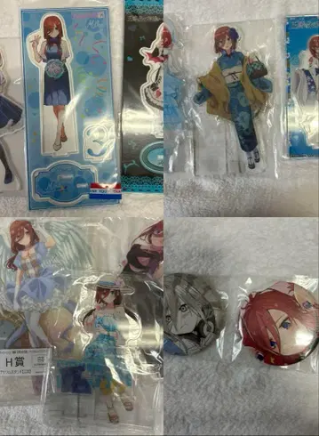 5등분의 신부 나카노 미쿠 캔뱃지 묶음 판매