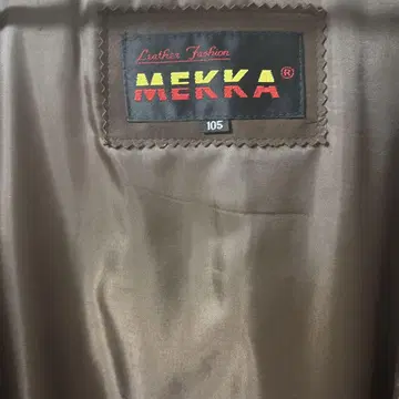 MEKKA 브라운 가죽 자켓 105