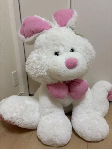 코스트코 토끼 봉제 인형 화이트와 핑크