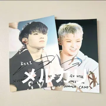 SEVENTEEN 세븐틴 우지 로손 프린트 2장 세트