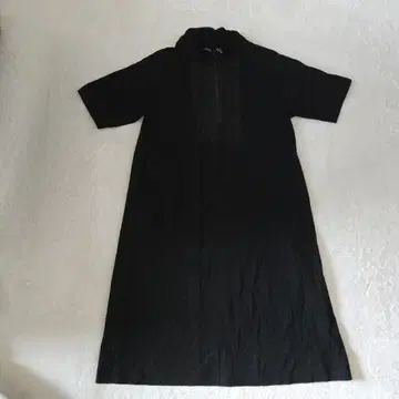 새상품급 Coomb 여성용 반팔 티셔츠 원피스 프리 사이즈 블랙