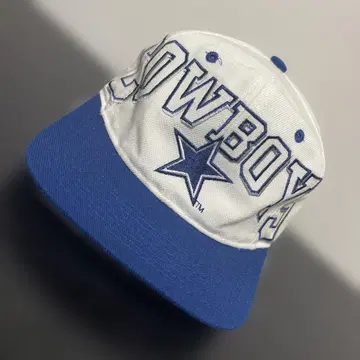 Used 80'-90'sCOWBOYS 야구 모자 화이트/블루