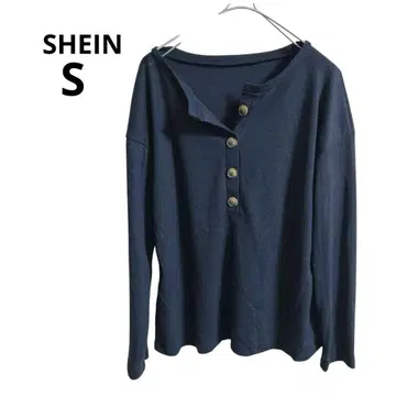 쉬인 SHEIN 와플 긴팔 상의 캐주얼