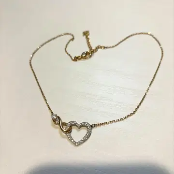 스와로브스키 목걸이 펜던트 하트 인피니티