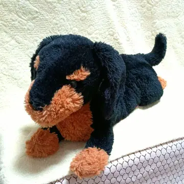 미니어처 닥스훈트 봉제 인형 약 36cm