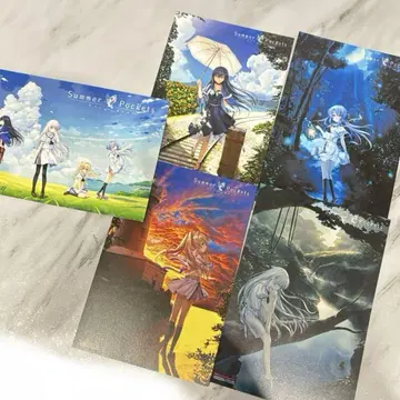 SummerPockets 키 비주얼 엽서 브로마이드 세트