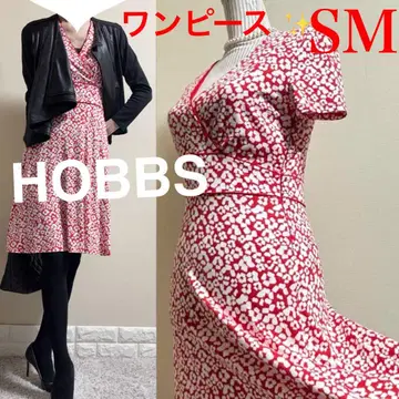 HOBBS 호브스 캐서린 왕비 스트레치 원피스 4 SM 꽃무늬 빨간색