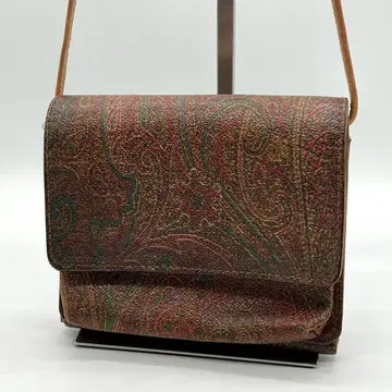 [ 고품질 ] ETRO 숄더 지갑 미니백 페이즐리 무늬 브라운