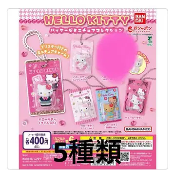 HELLOKITTY 헬로키티 패키지 미니어처 컬렉션 5종 세트