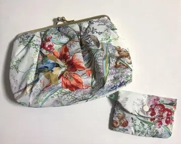 폴앤조 가마구치 파우치 2세트 허밍버드 새