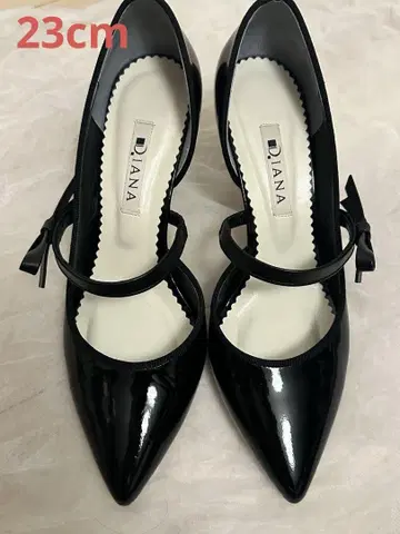 다이애나 블랙 하이힐 스틸레토 23cm